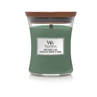 Woodwick - Kerzen in Sanduhrform Medium Hourglass Mint Leaves & Oak 1 St