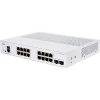 Cisco CBS350-16T-2G-EU, Managed, L2/L3, Gigabit Ethernet (10/100/1000), Rack-Einbau