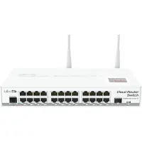 Mikrotik CRS125-24G-1S-2HnD-IN, Switch, 24x RJ45 1000Mb/s, 1x SFP, 1x USB, 2.4GHz WiFi