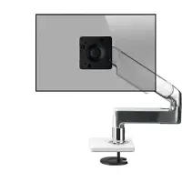 Humanscale M8.1 Monitor Tischhalterung Durchschraub gerade, weiß