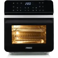 Princess 01.182085.01.001 Airfryer 10 l 1550 W Einstellbare Temperatur, Timerfunktion, Heißluftfunktion, Mit Display, Mit
