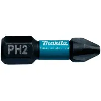 Makita B-63616 PH2 Bit 2x25 Impact Black | S2-Spezialstahl | 2 Stück