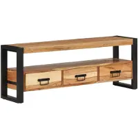 vidaXL TV-Schrank 120x30x45 cm Massivholz Akazie