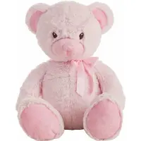 Creaciones Llopis Rosa Plüschbär, 90 cm Höhe, Kuscheltier für Neugeborene und Kleinkinder, als Geschenk