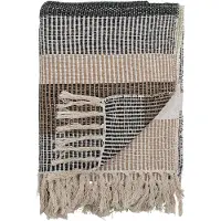 Creative Collection - Isnel Decke, Braun, Recycelte Baumwolle