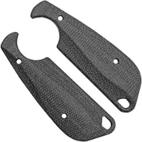 Flytanium CRKT Minimalist Flex FLY-1100BK Black Micarta Scales, Griffschalen