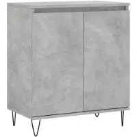 vidaXL Sideboard Betongrau 60x35x70 cm Holzwerkstoff