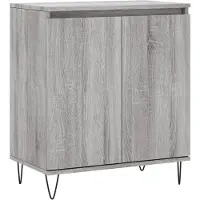 vidaXL Sideboard Grau Sonoma 60x35x70 cm Holzwerkstoff
