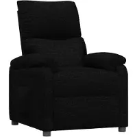 vidaXL Relaxsessel Schwarz Stoff