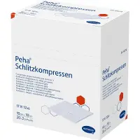 Peha Schlitzkompressen 10x10 cm steril 20x2 St Kompressen