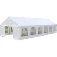 Lykke Festzelt Premium 6x12m UV-geschützt Wasserdicht mit Fenstern für Partys & Events
