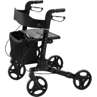 Arvo Rollator , Deluxe, Schwarz