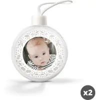 Yoursurprise Personalisierte Weihnachtskugel Baby - Set von 2