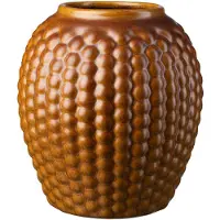 FDB Møbler - S7 Lupin Vase, Ø 16,5 x H 19 cm, golden brown