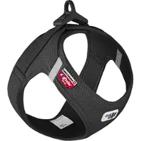 Curli Vest Harness Clasp Air-Mesh - Schwarz - S