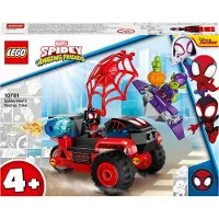 LEGO 10781 Marvel Spidey und seine Super-Freunde Miles Morales: Spider-Mans Techno-Trike, Superhelden-Spielzeug zum Bauen ab 4 Jahren, Geschenk