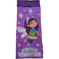 Gabby's Poppenhuis 1453 Gabby's Dollhouse Schlafsack Kuschelige Schlafrolle 70 x 165 cm für Camping und Zuhause