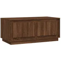 vidaXL Couchtisch Braun Eichen-Optik 102x50x44 cm Holzwerkstoff