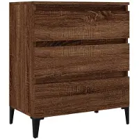 vidaXL Sideboard Braun Eichen-Optik 60x35x70 cm Holzwerkstoff