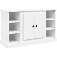 vidaXL Sideboard Weiß 100x35,5x60 cm Holzwerkstoff