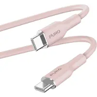 Puro Strom- und Daten-Sync-SOFT-Kabel von USB-C auf USB-C, 1,5 m
