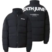 Sixth June Daunenjacke mit grossem Logoprint