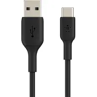 Belkin CAB001BT0MBK, 0,15 m, USB A, USB C, Schwarz