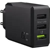 Green Cell GC ChargeSource3 30W 3-Port USB Ladegerät mit Ultra Charge/Quick Charge 3.0 Schnellladung Multi USB für iPhone 12/11/XS/X/XR /8/7, iPad, Galaxy S20 / S10 / S10e / S9 / Note20