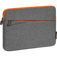 Pedea Tablettasche "Fashion" 27,96 cm (bis 11''), grau/orange