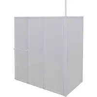 vidaXL Duschwand L-Form 70x120x137 cm 4-teilig Faltbar