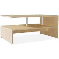 vidaXL Couchtisch Holzwerkstoff 90x59x42 cm Eiche