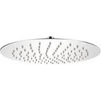 vidaXL Regenbrause Edelstahl 25 cm Rund