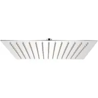 vidaXL Regenbrause Edelstahl 30x30 cm Quadratisch