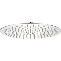 vidaXL Regenbrause Edelstahl 30 cm Rund