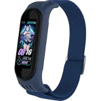 Cover-Discount Xiaomi Mi Band - Nylon Armband blau