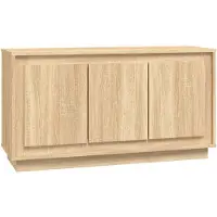 vidaXL Sideboard Sonoma-Eiche 102x35x55 cm Holzwerkstoff
