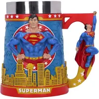 Nemesis Now Superman Ironman Glas