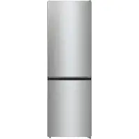 Gorenje NRC61CSXL4 Kühl-Gefrier-Kombination, 326 l, SN-T, 13 kg/24h, C, Fresh Zone Fach, Grau, Edelstahl, Dunkles Grau