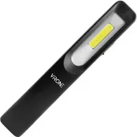 ORNO LED-Werkstattlampe Virone WL-2, Farbe: Orange, Kunststoff, 3 W 00 lm/3 W 150 lm, 100 mAh, 3 Leuchtmodi, LED-Dioden, mehrfarbig