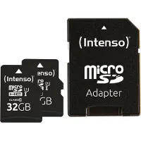 Intenso Micro SD-Karte 2er Pack, 32GB