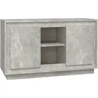 vidaXL Sideboard Betongrau 102x35x60 cm Holzwerkstoff