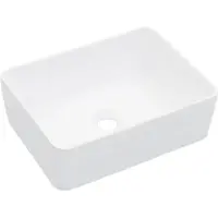 vidaXL Waschbecken 40 x 30 x 13 cm Keramik Weiß