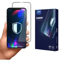 3MK LCD apsauginis stikliukas Hardy Apple iPhone 13/13 Pro/14 juodas