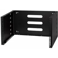Stalflex Rack Holder Wall Mounted 19" 6U 330mm Black WRH19-6U-330B Stalflex