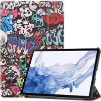 Cover-Discount Galaxy Tab S9 - Tri-fold Smart Case Comics