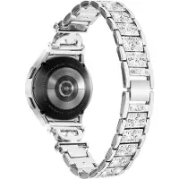 Cover-Discount Edelstahl Armband mit Strass 20mm silber