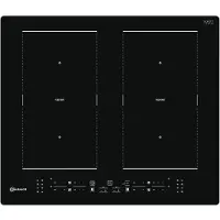 Bauknecht BB 8760C AL, Schwarz, Integriert, Zonen-Induktionskochfeld, Glaskeramik, 4 Zone(n), 4 Zone(n)