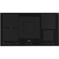 Bauknecht BT 1090 BA, Schwarz, Integriert, 90 cm, Keramik, Glas, 5 Zone(n)