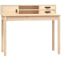 vidaXL Schreibtisch 110 x 50 x 93 cm Massivholz Kiefer