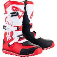 Alpinestars Tech-T Stiefel Bright Red Black White